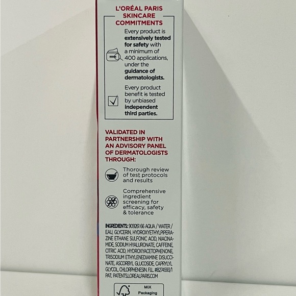 L'Oreal Revitalift Derm Intensives Brightening Eye Serum Hyaluronic & Caffeine - Picture 8 of 9